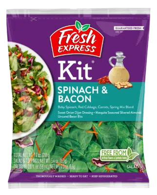 Spinach & Bacon Salad Kit