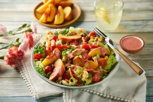 Sweet-Hearts-Peach-Tomato-Salad