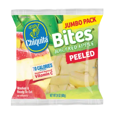 Peeled Red Apple Bites Jumbo Pack