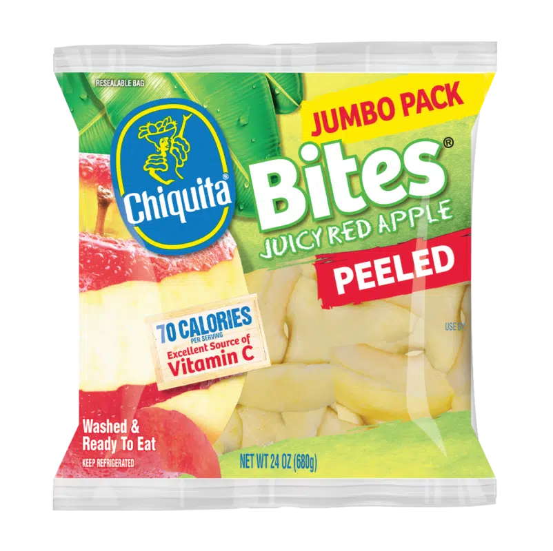 Peeled Red Apple Bites Jumbo Pack
