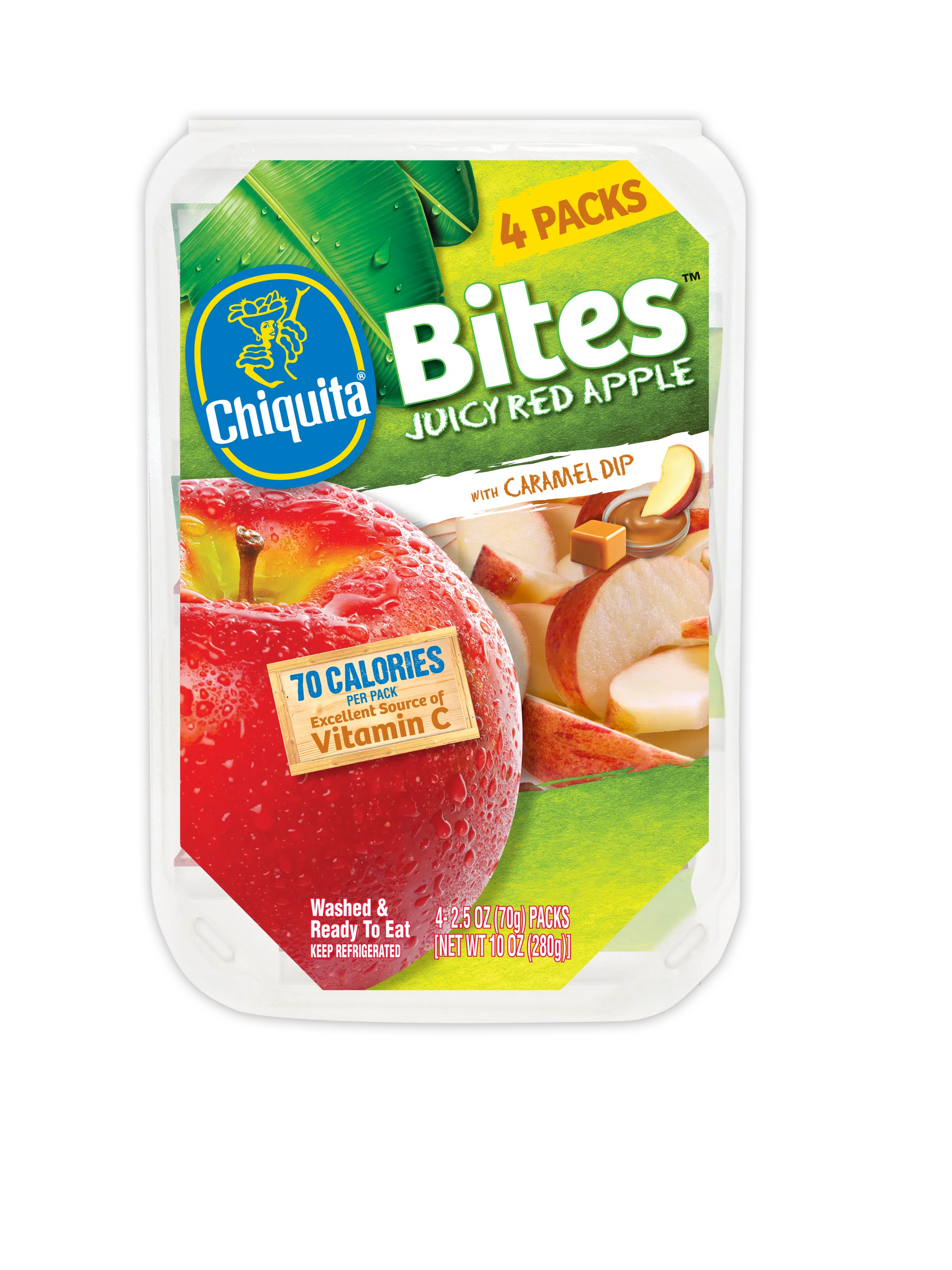 Chiquita Bites Multipack RedA pples Caramel Dip