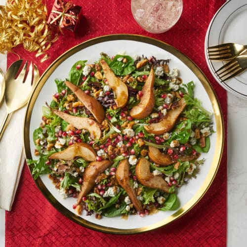 Holiday Pear and Pomegranate Salad
