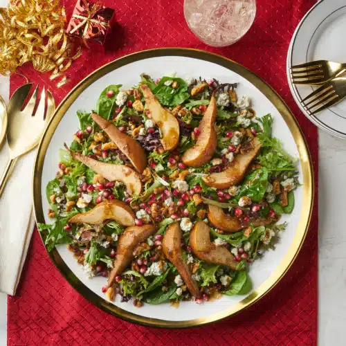Holiday Pear and Pomegranate Salad