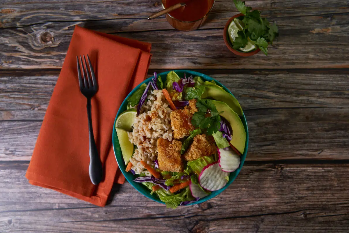 Crispy Fish Taco Bowls