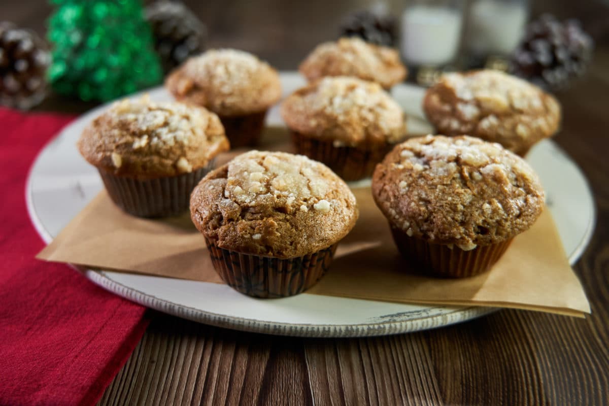 Gingerbread Apple Muffins