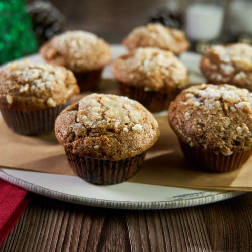 Gingerbread Apple Muffins