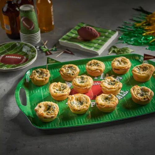 Spinach & Crab Dip Mini Bread Bowls