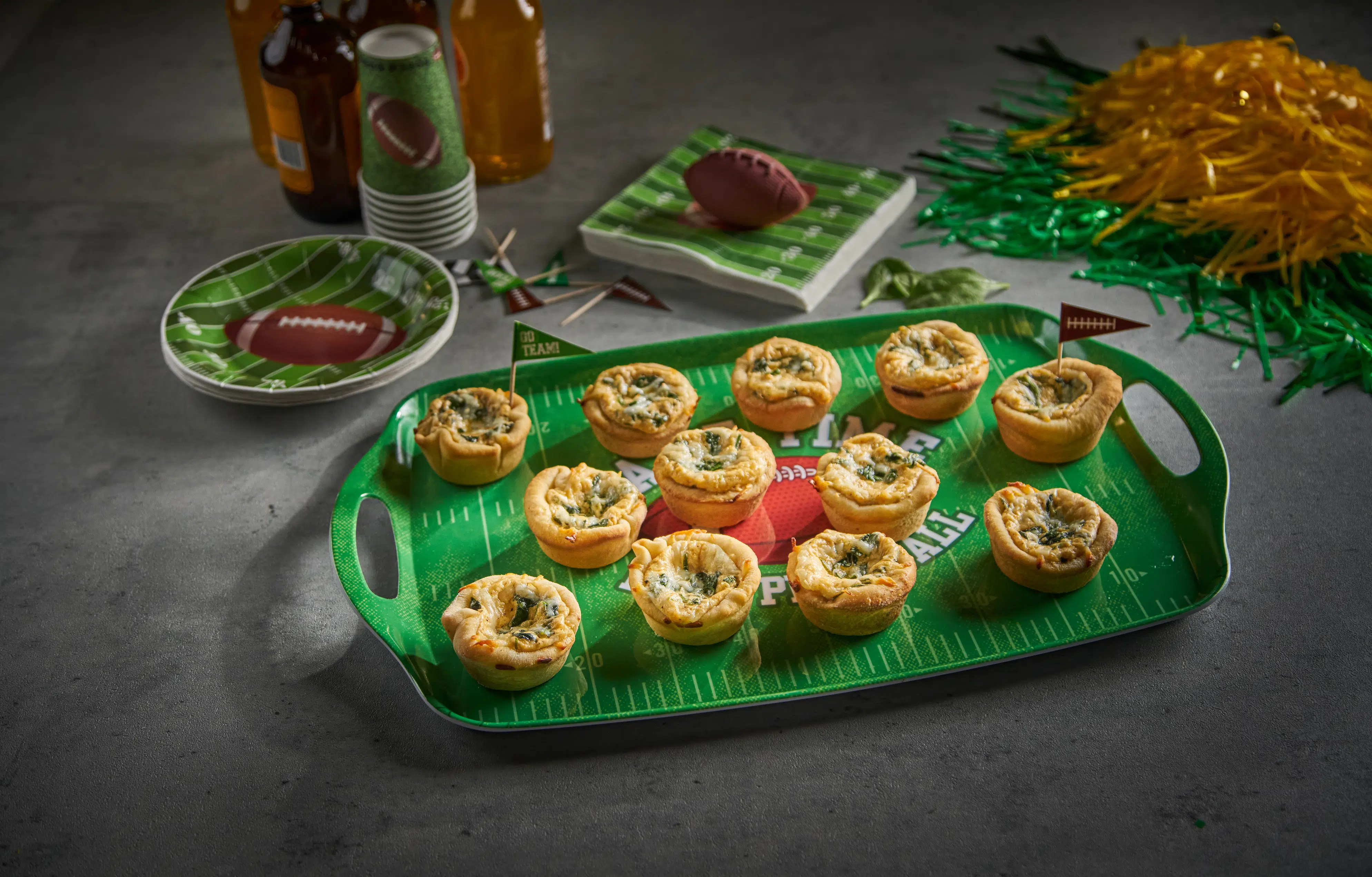 Spinach & Crab Dip Mini Bread Bowls