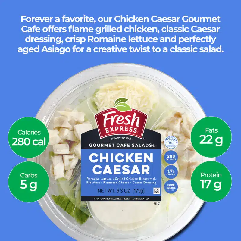 Chicken Caesar Gourmet Cafe Salads® Salad Bowl