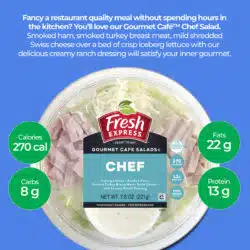 Chef Gourmet Cafe Salads® Salad Bowl