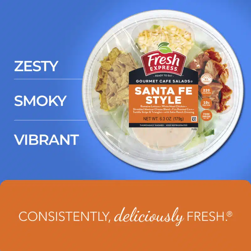 Santa Fe Style Gourmet Cafe Salads® Salad Bowl