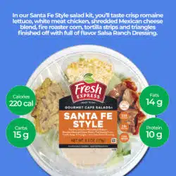 Santa Fe Style Gourmet Cafe Salads® Salad Bowl