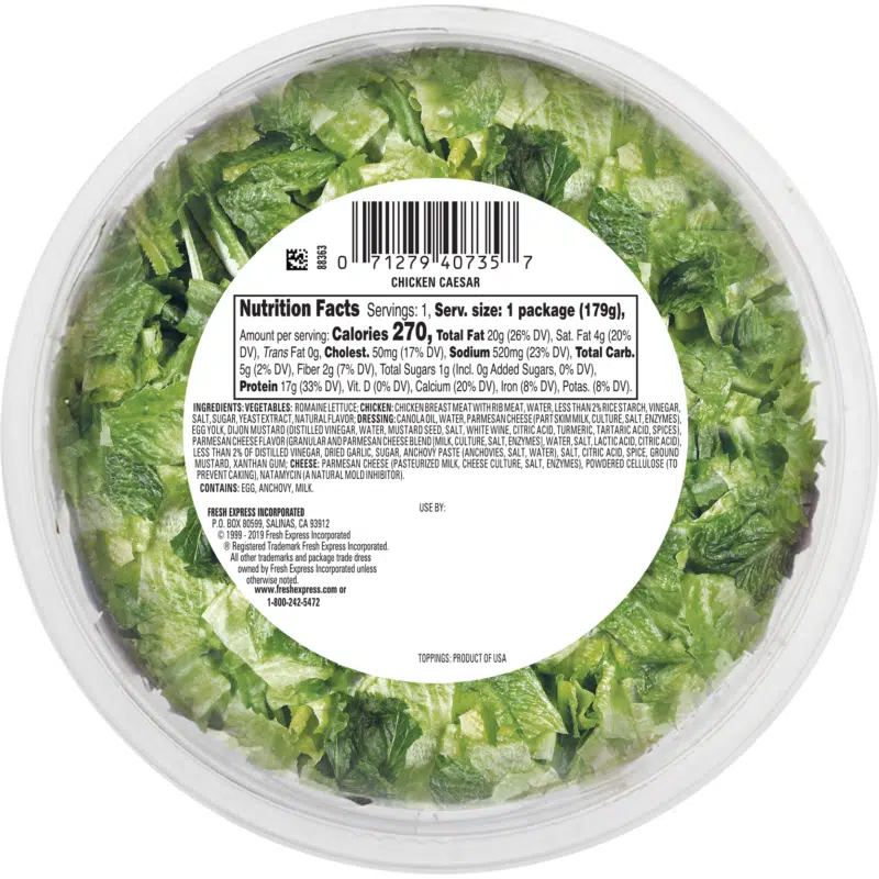 Gourmet Cafe Salads® Chicken Caesar Salad Kit