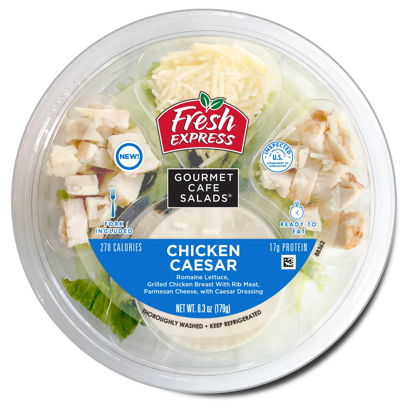 Gourmet Cafe Salads® Chicken Caesar Salad Kit