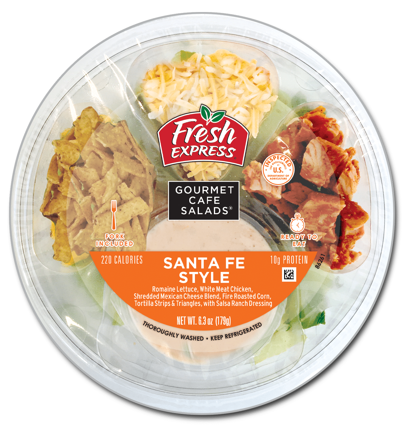 Santa Fe Style Gourmet Cafe Salads® Salad Bowl - Fresh Express