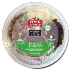 Gourmet Cafe Salads® Spinach & Bacon
