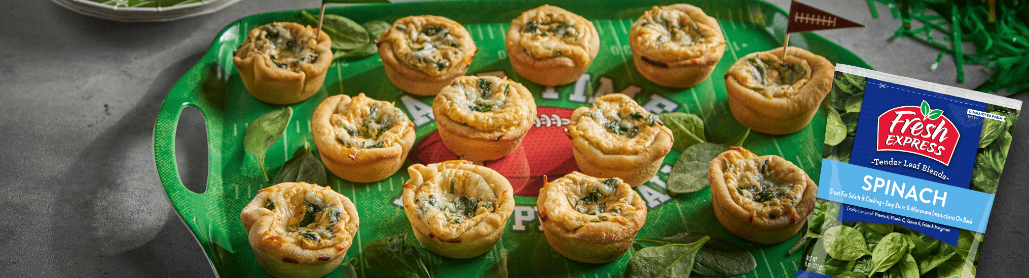 Spinach & Crab Dip Mini Bread Bowls