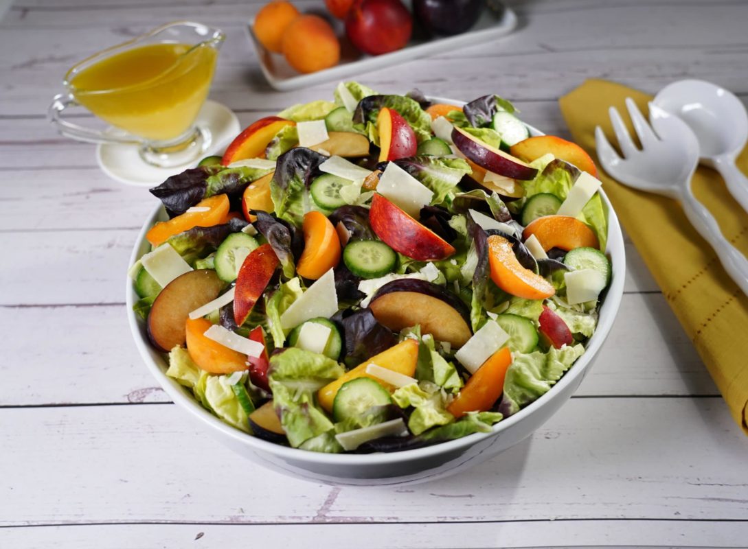 Stone Fruit & Cucumber Salad