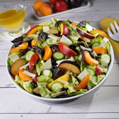 Stone Fruit & Cucumber Salad