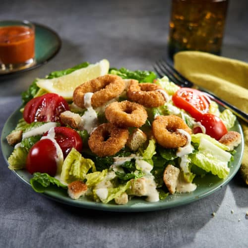 Calamari Caesar Salad
