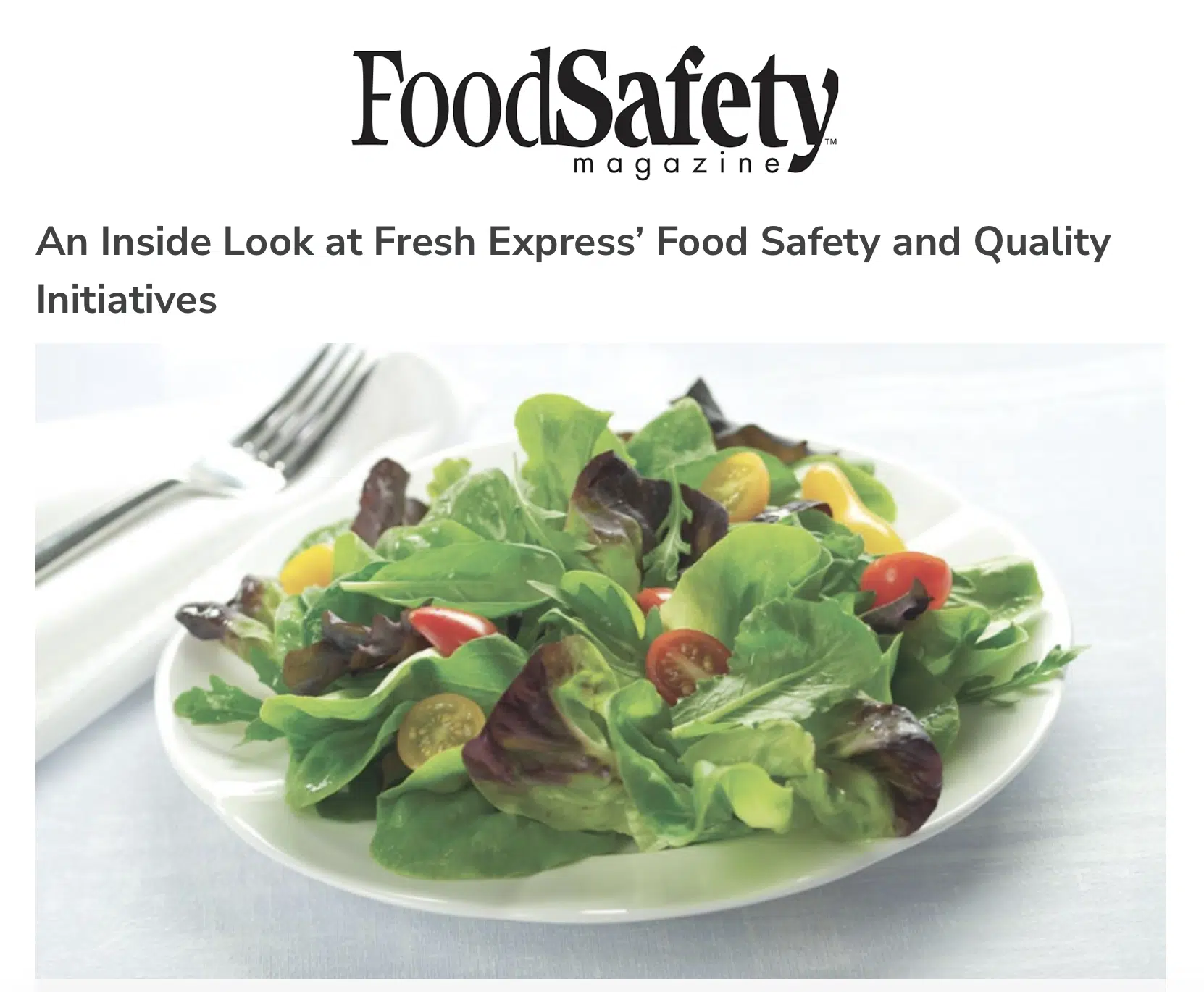 Food Safety Magazine