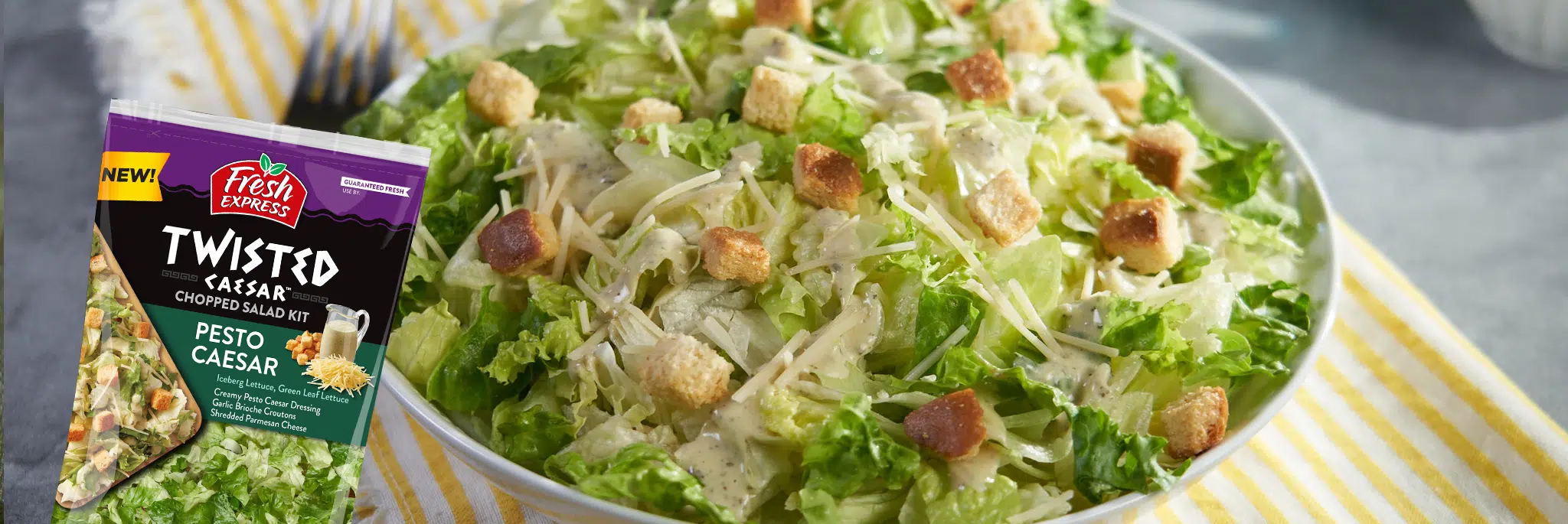 Twisted Pesto Caesar