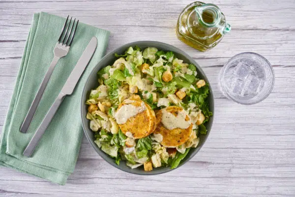 Mozzarella Fritter Salad