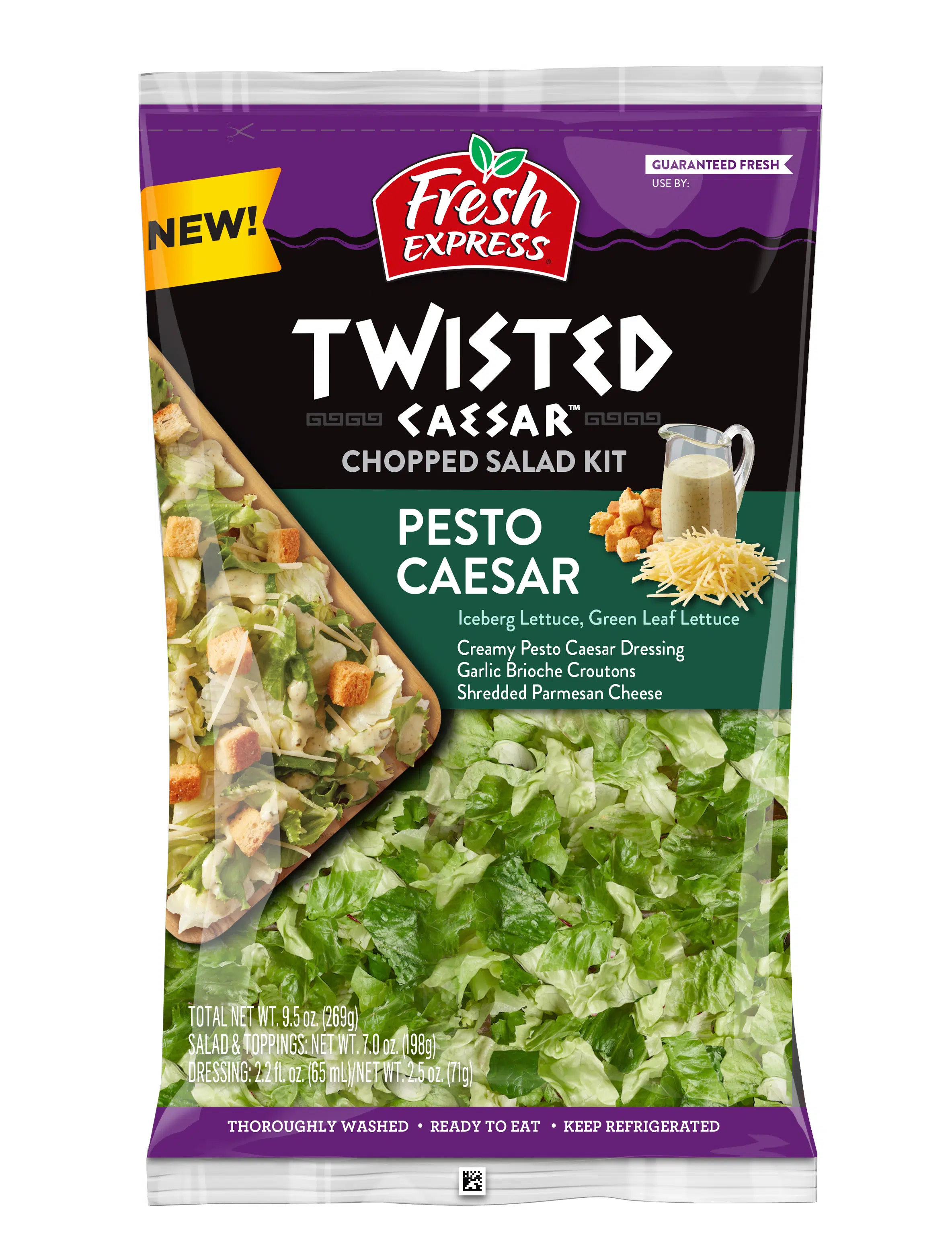 Twisted Pesto Caesar Chopped Salad Kit