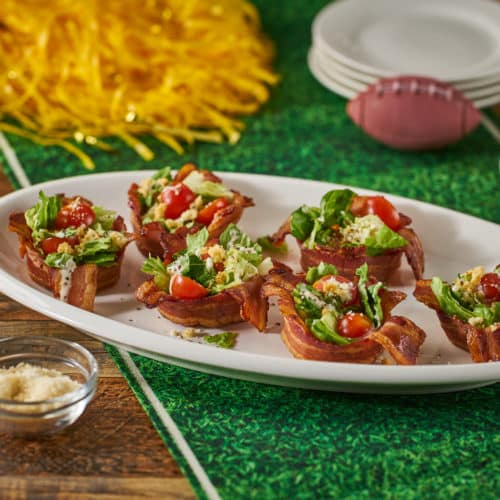Game Day BLT Caesar Cups