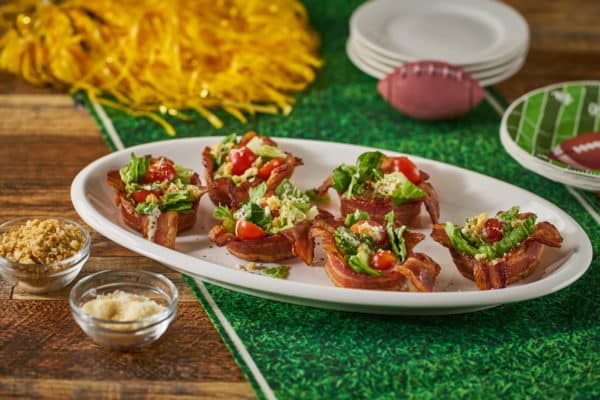 Game Day BLT Caesar Cups
