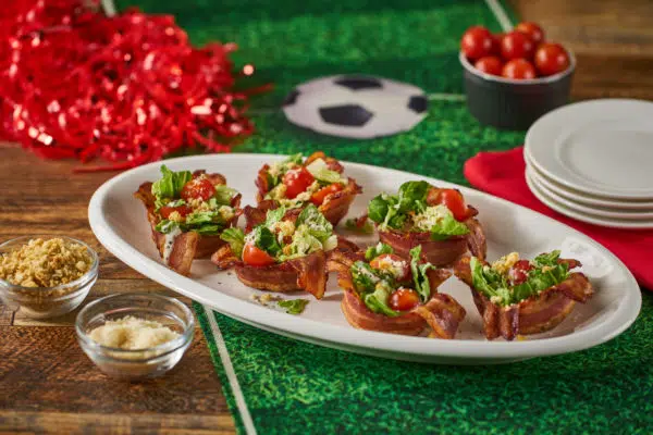 Game Day BLT Caesar Cups