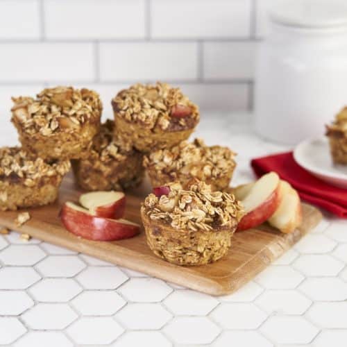 Apple Cinnamon Baked Oatmeal Cups