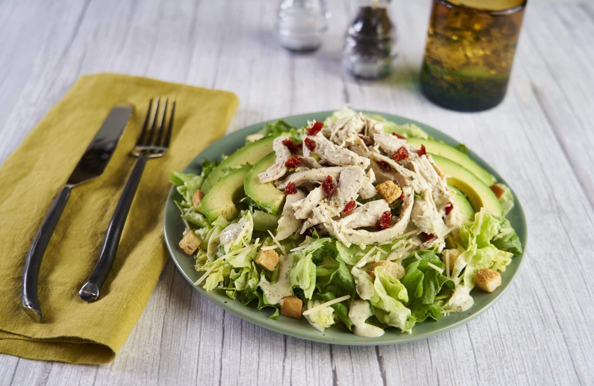 Pesto Chicken Avocado Salad Fresh Express