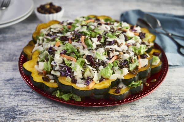 Wild Rice Squash Poppyseed Chopped Salad