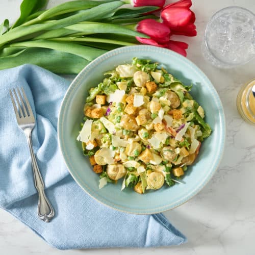 Honey Dijon Potato & Greens Salad