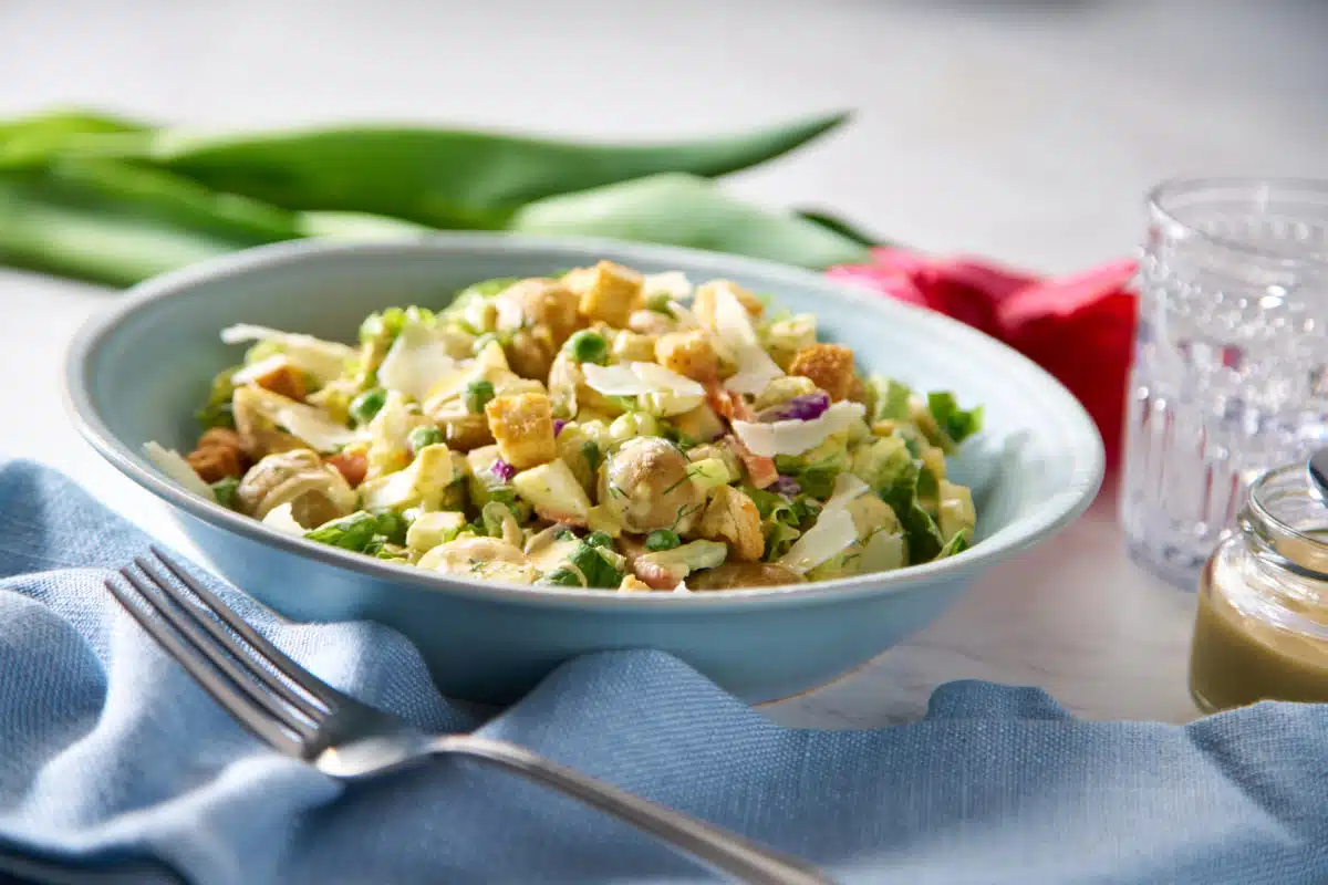 Honey Dijon Potato & Greens Salad