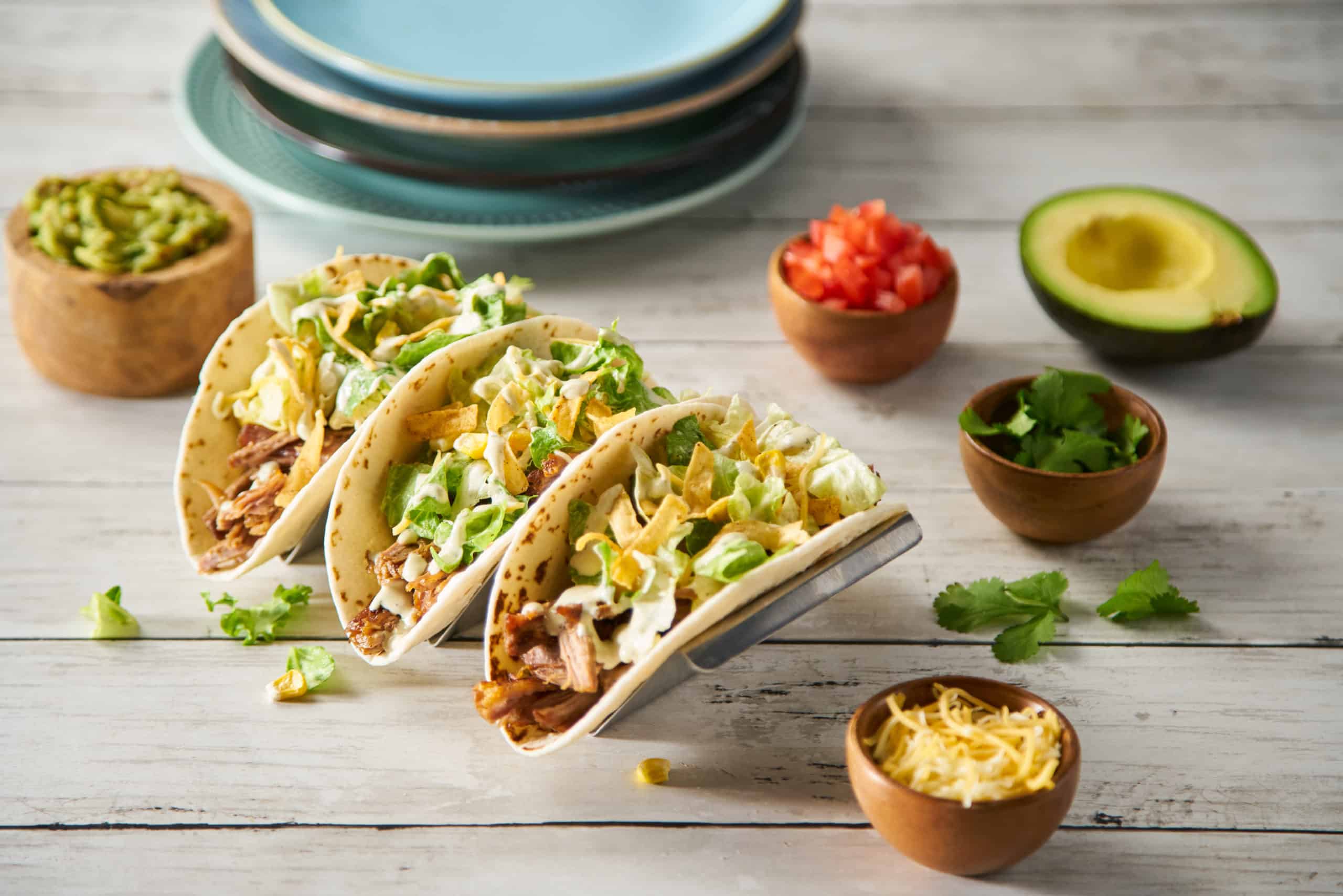 Pork Carnitas with Enchilada Caesar Salad Fresh Express