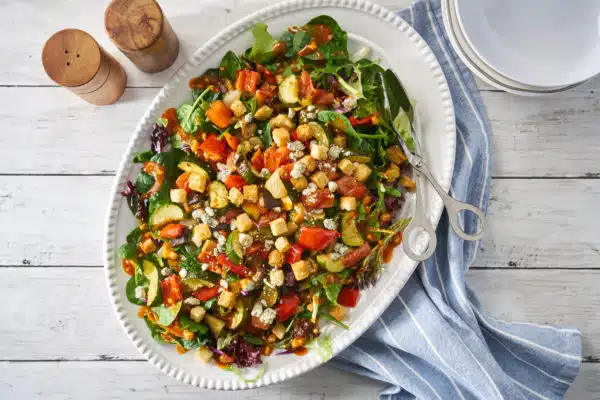 Ratatouille & Spinach Salad