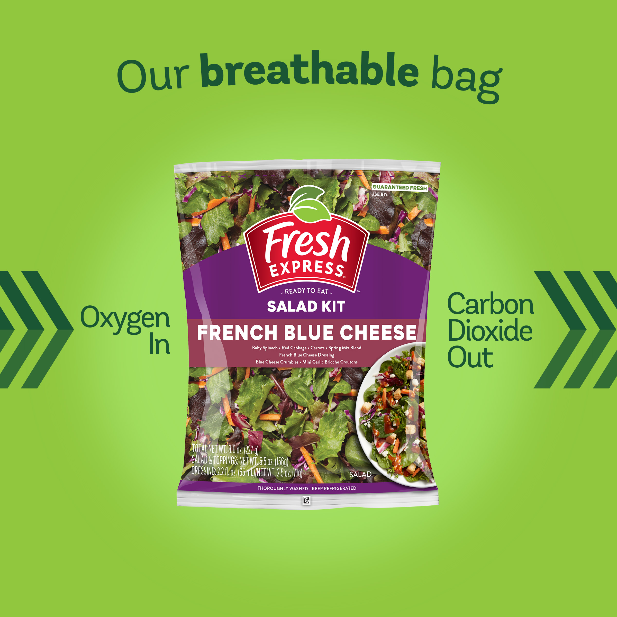 プルースト ボデクレンズウォッシュ 120g 6本セット French Blue Cheese Salad Kit - Fresh Express