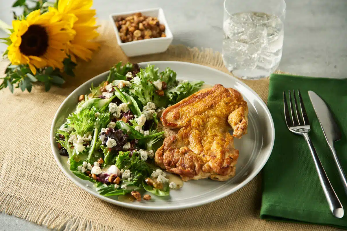 Brick Chicken with Pear Gorgonzola Salad Kit