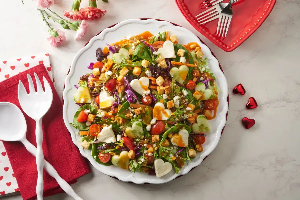 French Blue Cheese Valentine’s Day Salad