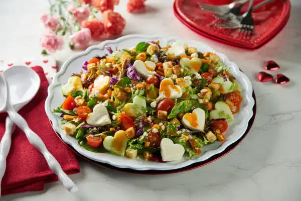 French Blue Cheese Valentine’s Day Salad