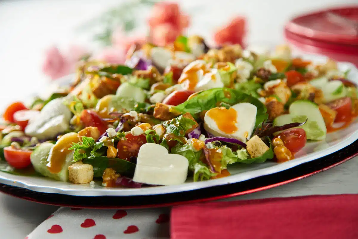 French Blue Cheese Valentine’s Day Salad