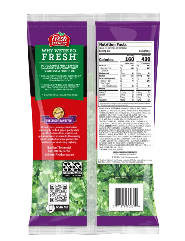 Twisted Caesar Creamy Truffle Caesar Chopped Salad Kit