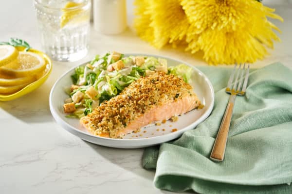 Italian Crusted Salmon with Twisted Creamy Truffle