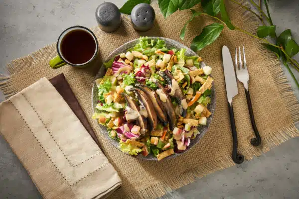 Portobello Mushroom Steak Earth Day Salad