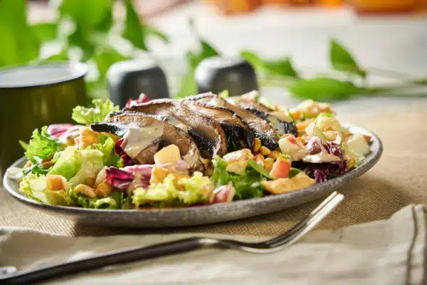 Portobello Mushroom Steak Earth Day Salad