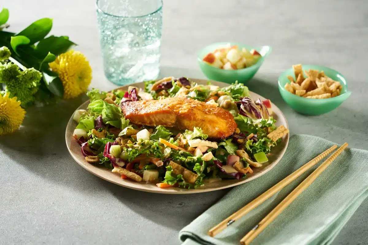 Miso Salmon Asian Apple