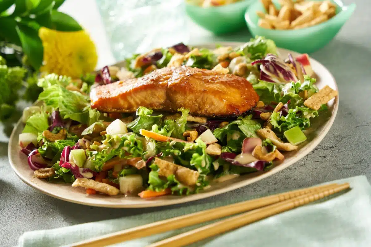 Miso Salmon Asian Apple