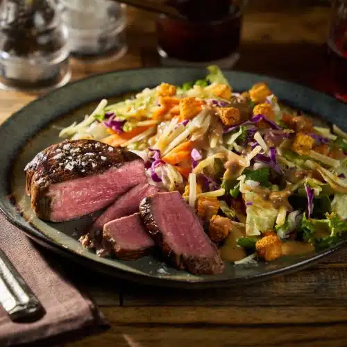 Omaha Steak with Smokehouse Chopped Salad